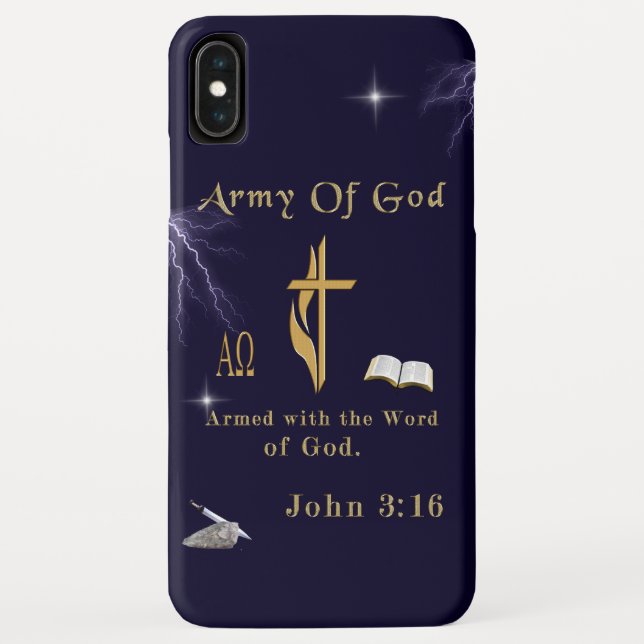 Capa Para iPhone, Case-Mate Exército de Deus (Verso)
