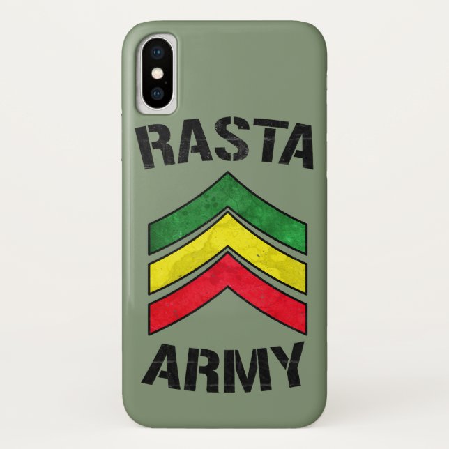 Capa Para iPhone, Case-Mate Exército Rasta (Verso)
