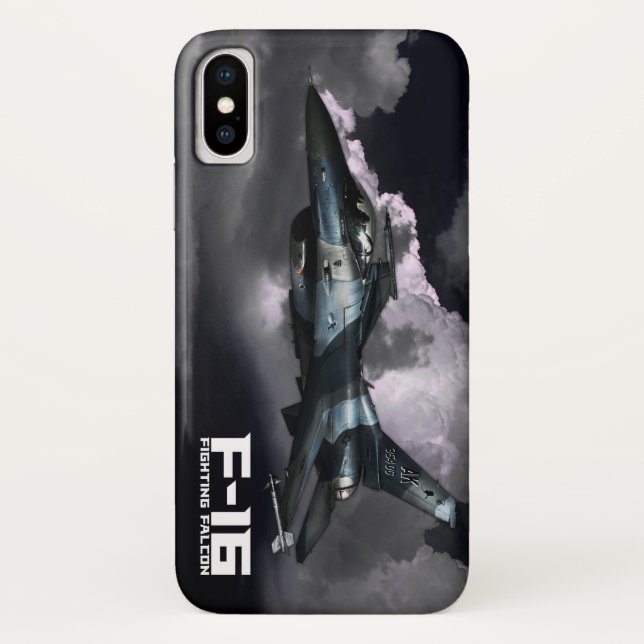 Capa Para iPhone, Case-Mate F-16 Falcão de Luta (Verso)