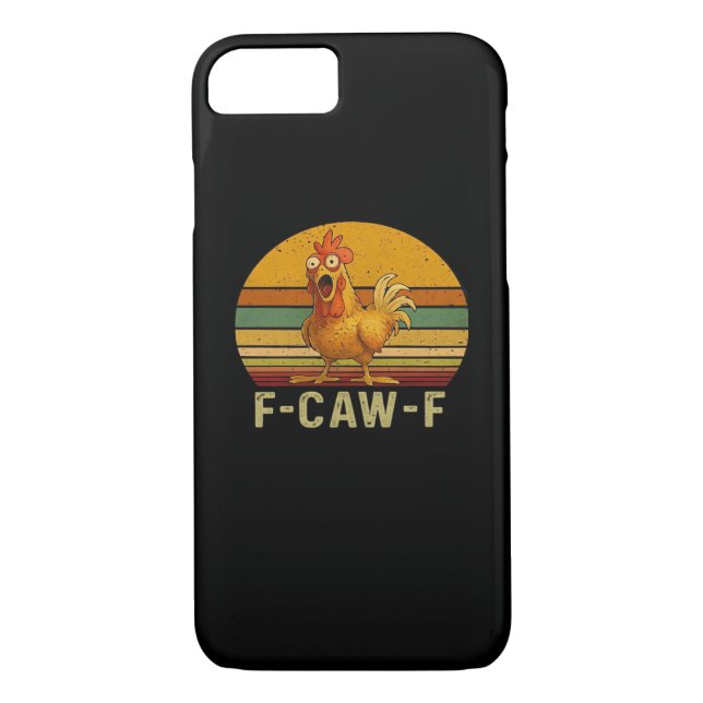 Capa Para iPhone, Case-Mate F-Caw-F Chicken Essential Retro Classic (Verso)