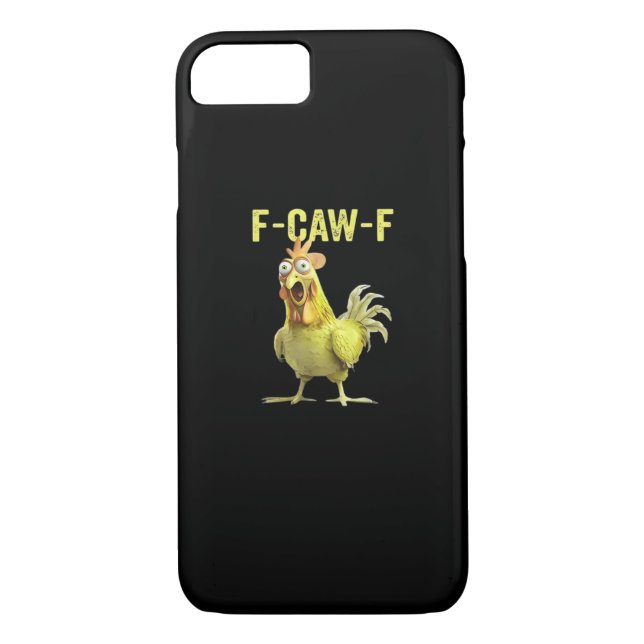 Capa Para iPhone, Case-Mate F-Caw-F Funny Chicken Classic Creative Casual (Verso)