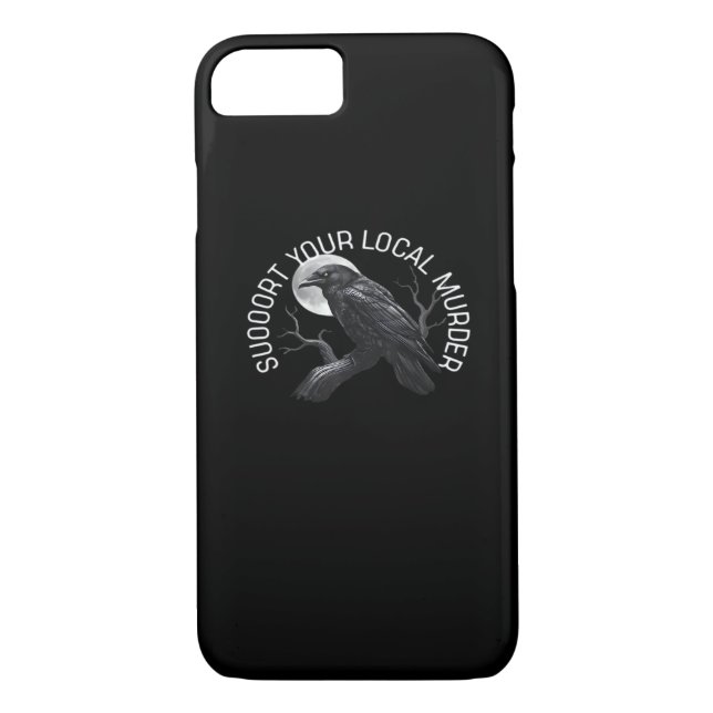 Capa Para iPhone, Case-Mate F-Caw-F - Support Your Murder Classic (Verso)