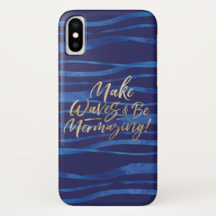 Capa Para iPhone Da Case-Mate Faça o marinho das ondas   & citações inspiradas
