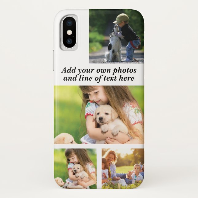 Capa Para iPhone, Case-Mate Faça sua própria colagem de fotos e texto (Verso)