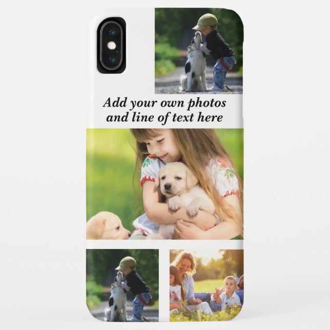 Capa Para iPhone, Case-Mate Faça sua própria colagem de fotos e texto (Verso)