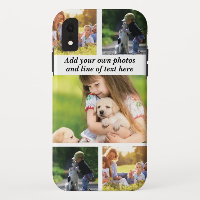 Capa Para iPhone, Case-Mate Faça sua própria colagem de fotos e texto (Verso)