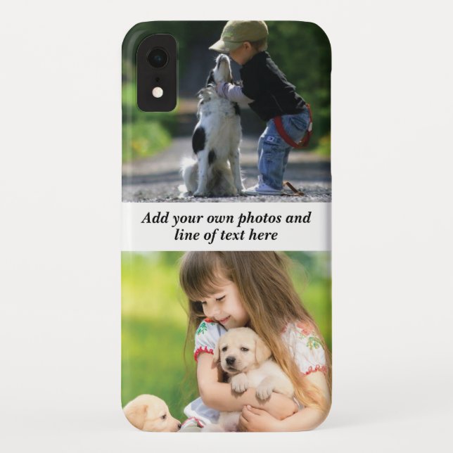 Capa Para iPhone, Case-Mate Faça sua própria colagem de fotos e texto (Verso)