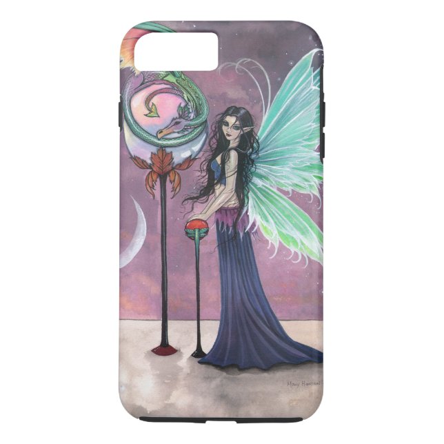 Capa Para iPhone, Case-Mate Fada e Dragão Fantasy Art (Verso)