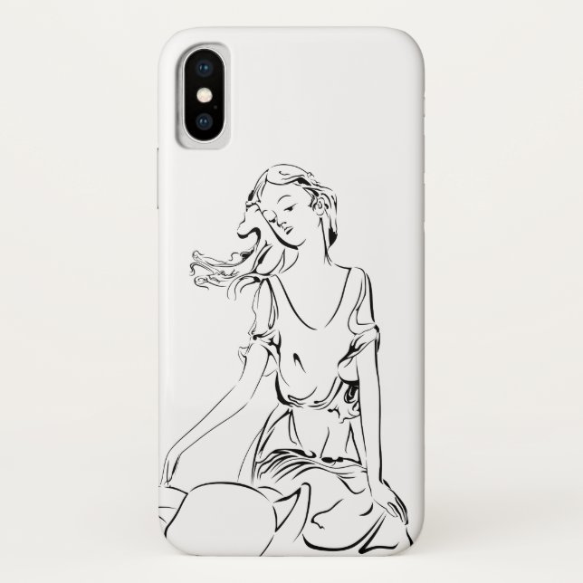 Capa Para iPhone, Case-Mate Fada Sentada... (Verso)
