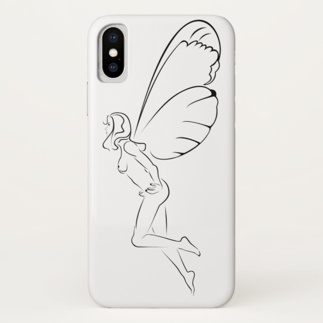 Capa Para iPhone, Case-Mate Fadas Voadoras... (Verso)