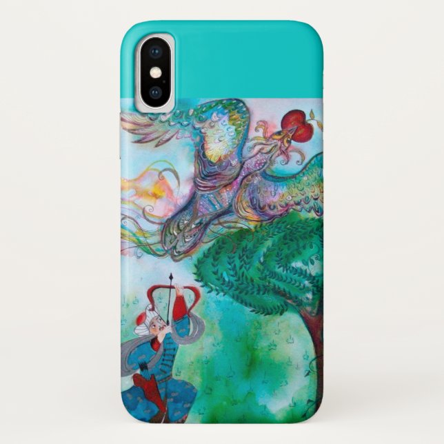 Capa Para iPhone, Case-Mate FAIRY TALE TURCO / PHOENIX E ARCHER Teal Green (Verso)