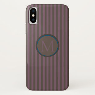 Capa Para iPhone X Faixa de Boutique (Opções de Marca) MONOGRAM -