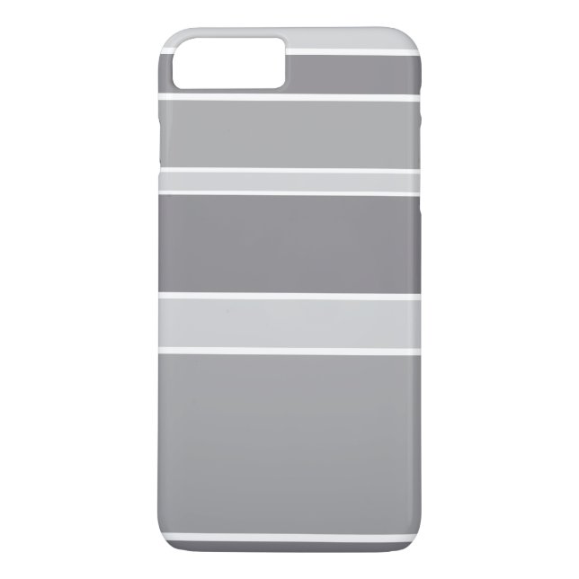 Capa Para iPhone, Case-Mate faixas de cinza (Verso)