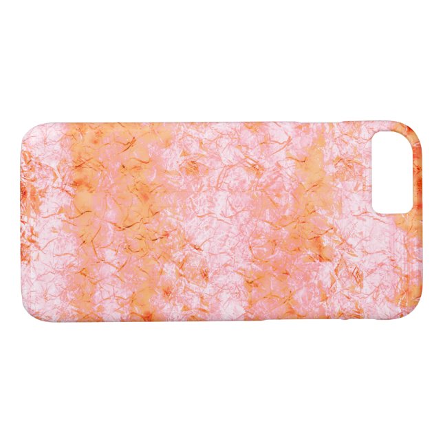 Capa Para iPhone, Case-Mate Falso couro salmão, esbranquiçado (Verso (Horizontal))