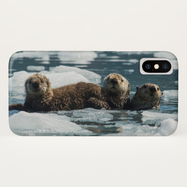 Capa Para iPhone, Case-Mate Família Sea Otter (Verso (Horizontal))