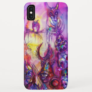 Capa Para iPhone XS Max Fantasia roxa vermelha da GUERRA dos MONSTRO do