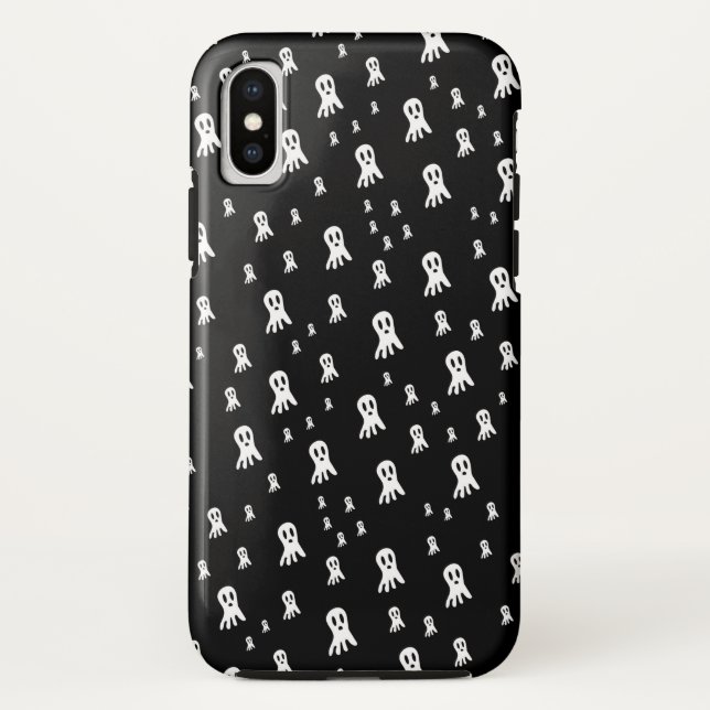 Capa Para iPhone, Case-Mate Fantasmas Sombrios de Halloween  (Verso)