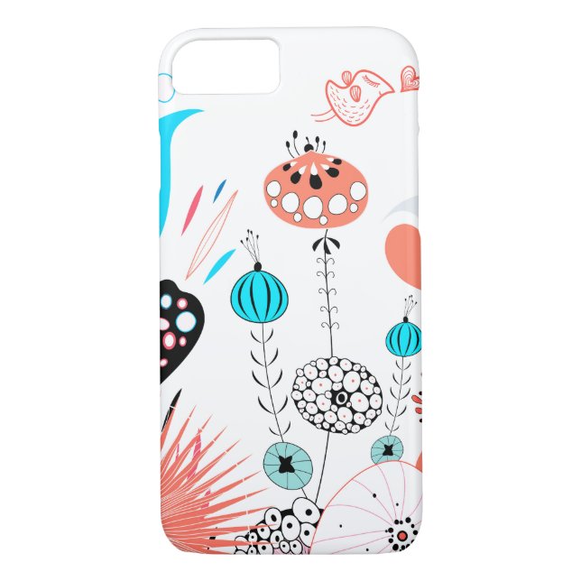 Capa Para iPhone, Case-Mate Fantasy Flowers e Birdie (Verso)