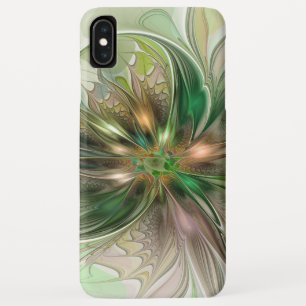 Capa Para iPhone Da Case-Mate Fantasy Moderna Abstrato, Flor Fractal Colorida