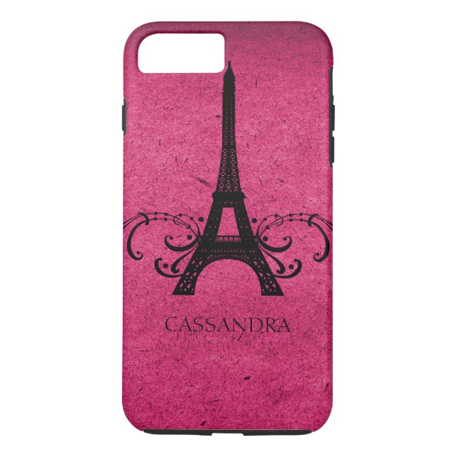Capa Para iPhone, Case-Mate Farinha de França, cor-de-rosa, (Verso)