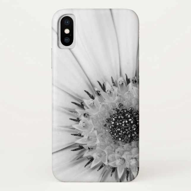 Capa Para iPhone, Case-Mate Farinha Monocromática Africana Daisy (Verso)