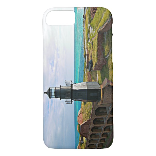 Capa Para iPhone, Case-Mate Farol-Chave do Jardim, Dry Tortugas Flórida (Verso)
