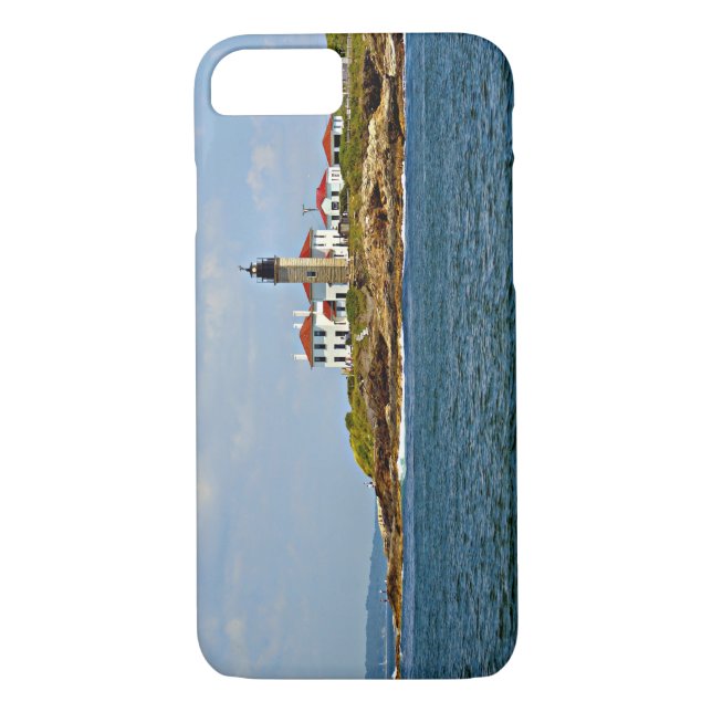 Capa Para iPhone, Case-Mate Farol de Beavertail, Rhode Island (Verso)