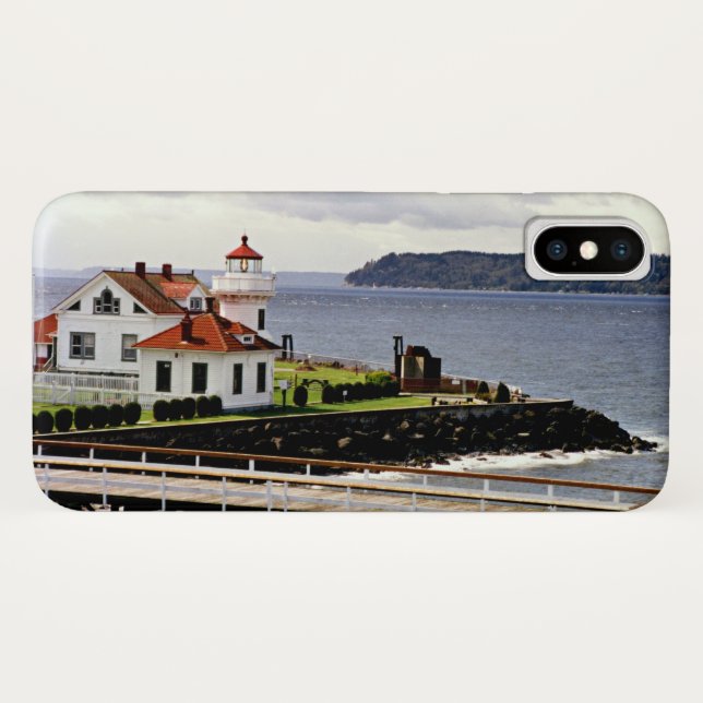Capa Para iPhone, Case-Mate Farol Mukilteo, caso da Washington Apple (Verso (Horizontal))