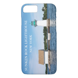 Capa iPhone 8/ 7 Farol Sunken Rock, Nova Iorque