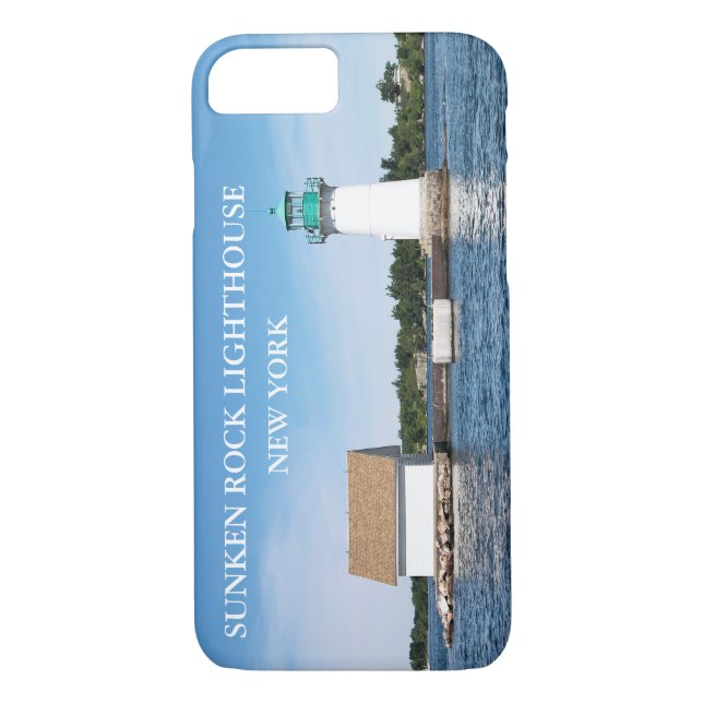 Capa Para iPhone, Case-Mate Farol Sunken Rock, Nova Iorque (Verso)