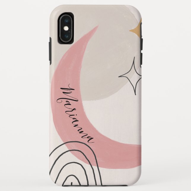 Capa Para iPhone, Case-Mate Fase da Lua Celestial Abstrata (Verso)
