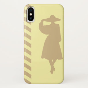 Capa Para iPhone Da Case-Mate Fashion Tan Cream Neutro Chevrons