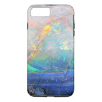 Faux opal gemstone mineral bling bokeh hipster