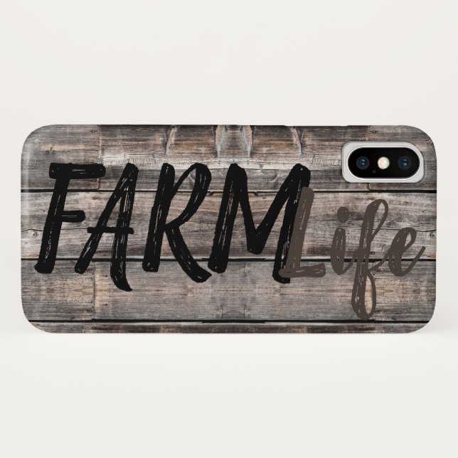 Capa Para iPhone, Case-Mate fazenda russa LIFE em script (Verso (Horizontal))