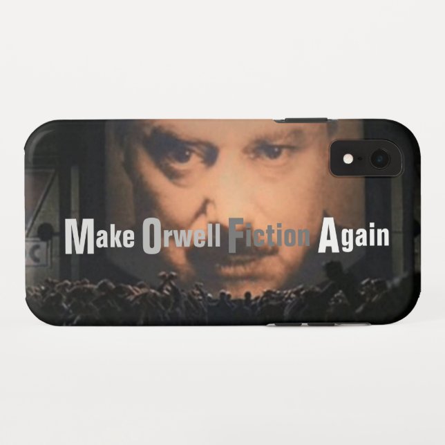 Capa Para iPhone, Case-Mate Fazer Ficção Orwell Novamente (Verso (Horizontal))
