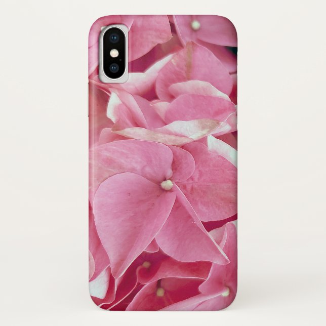 Capa Para iPhone, Case-Mate fechar a hidrangea rosa (Verso)