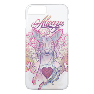 Capa iPhone 8 Plus/7 Plus Feitiço de Harry Potter   "Sempre" Doe Patronus