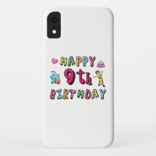Capa Para iPhone Da Case-Mate Feliz 9.º aniversário para crianças de 9 anos B-da