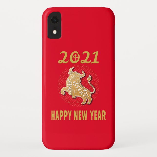 Capa Para iPhone, Case-Mate Feliz Ano Novo Chinês 2021 (Verso)