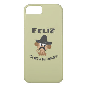 Capa iPhone 8/ 7 Feliz Cinco De Mayo Monkey