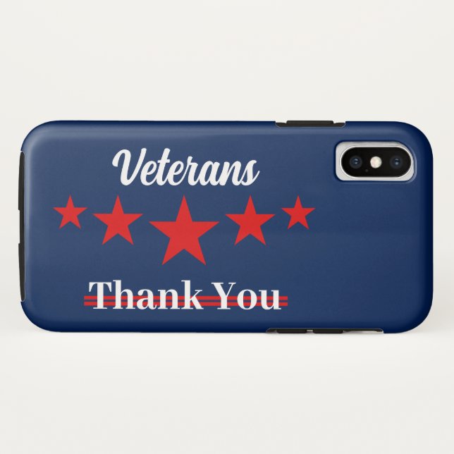 Capa Para iPhone, Case-Mate Feliz Dia dos Veteranos (Verso (Horizontal))