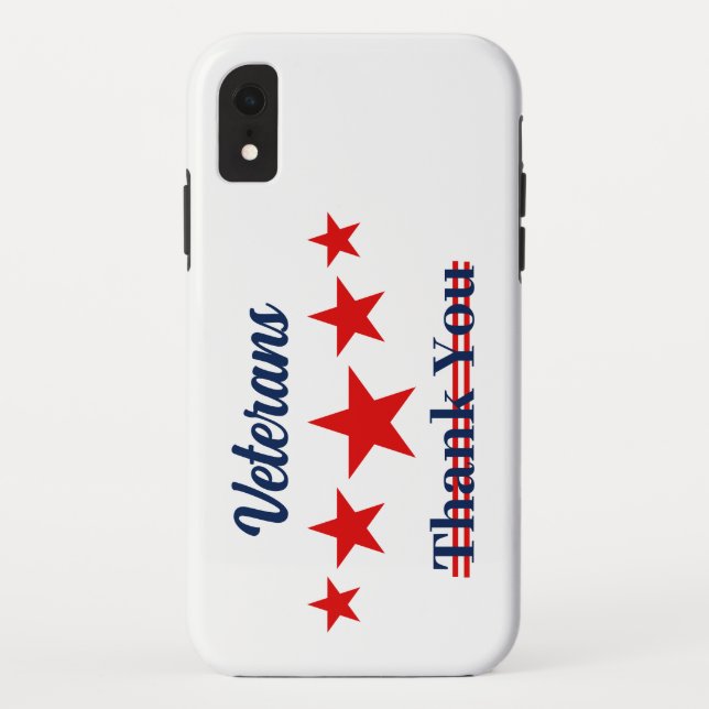 Capa Para iPhone, Case-Mate Feliz Dia dos Veteranos (Verso)