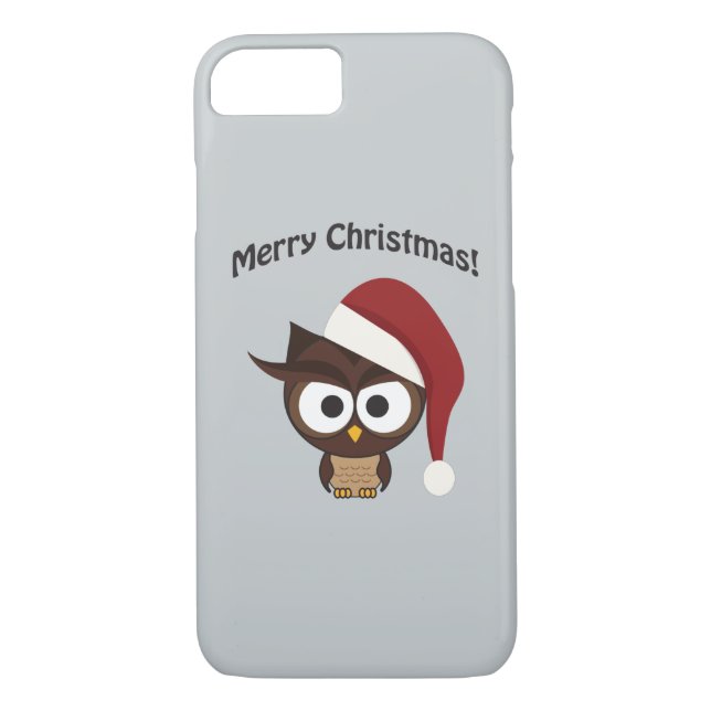 Capa Para iPhone, Case-Mate Feliz Natal Coruja Irritada (Verso)