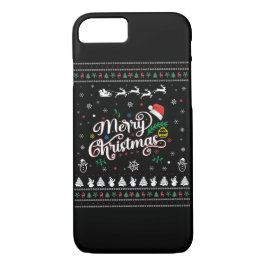Capa iPhone 8/ 7 Feliz Natal Engraçado