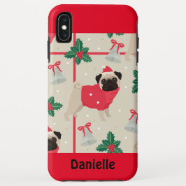 Capa Para iPhone Da Case-Mate Feliz Natal Pug
