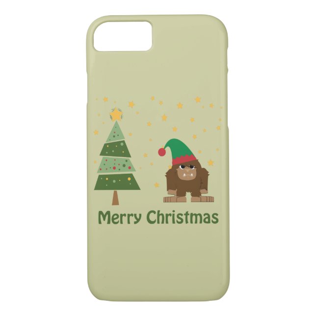 Capa Para iPhone, Case-Mate Feliz Pé Grande de Natal (Verso)