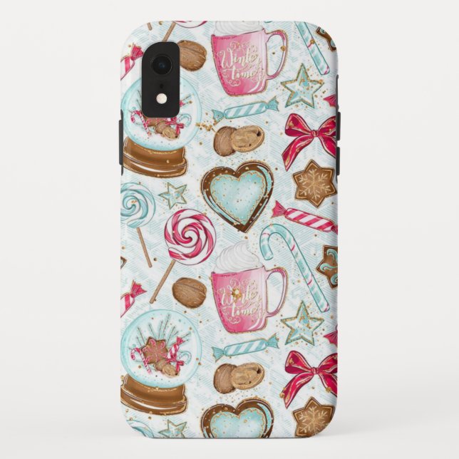 Capa Para iPhone, Case-Mate Feriado colorido brilhante (Verso)