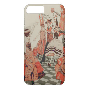 Capa Para iPhone Da Case-Mate Festa de Halloween Art Déco Gato Preto Abóbora