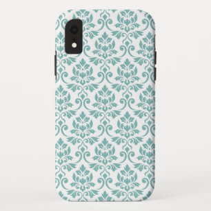 Capa Para iPhone Da Case-Mate Feuille Damask Teal Pattern