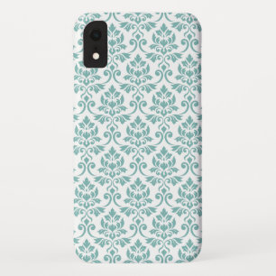 Capa Para iPhone Da Case-Mate Feuille Damask Teal Pattern